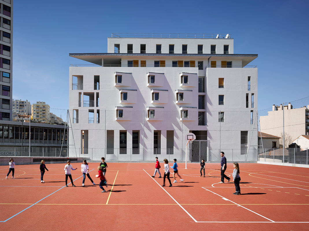 Architectes : Jean-Michel battesti architectes et associés résidence urbaine tasso, Marseille.