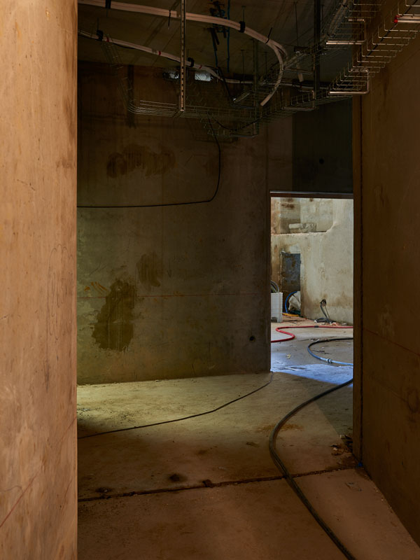 Photographie d'architecture et chantier. Médiathèque de Pertuis. Photo David Giancatarina 2015